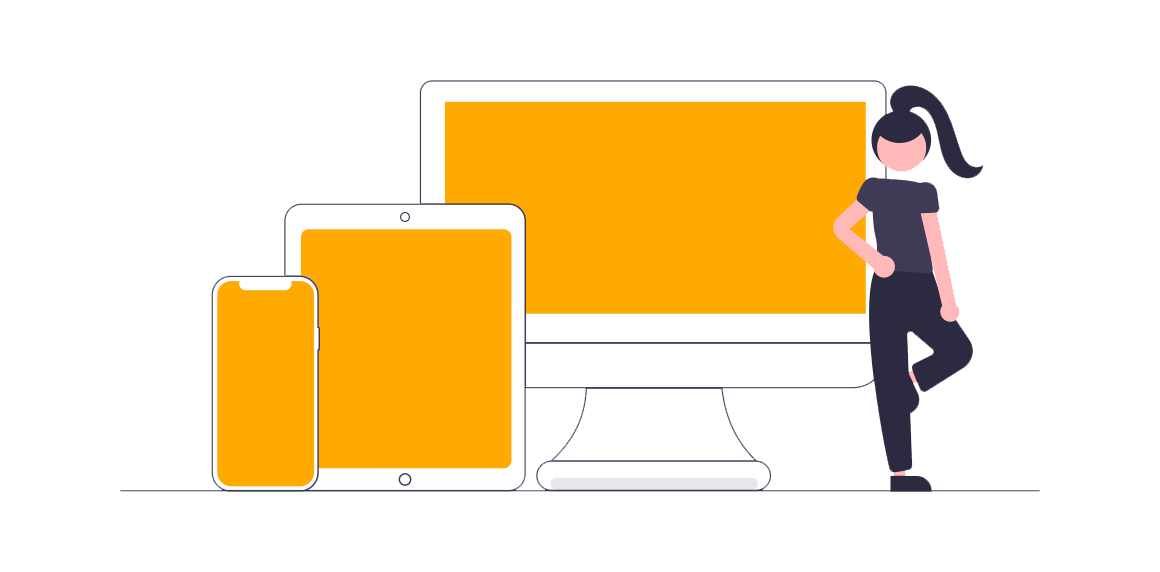 Ilustración de desarrollo multiplataforma