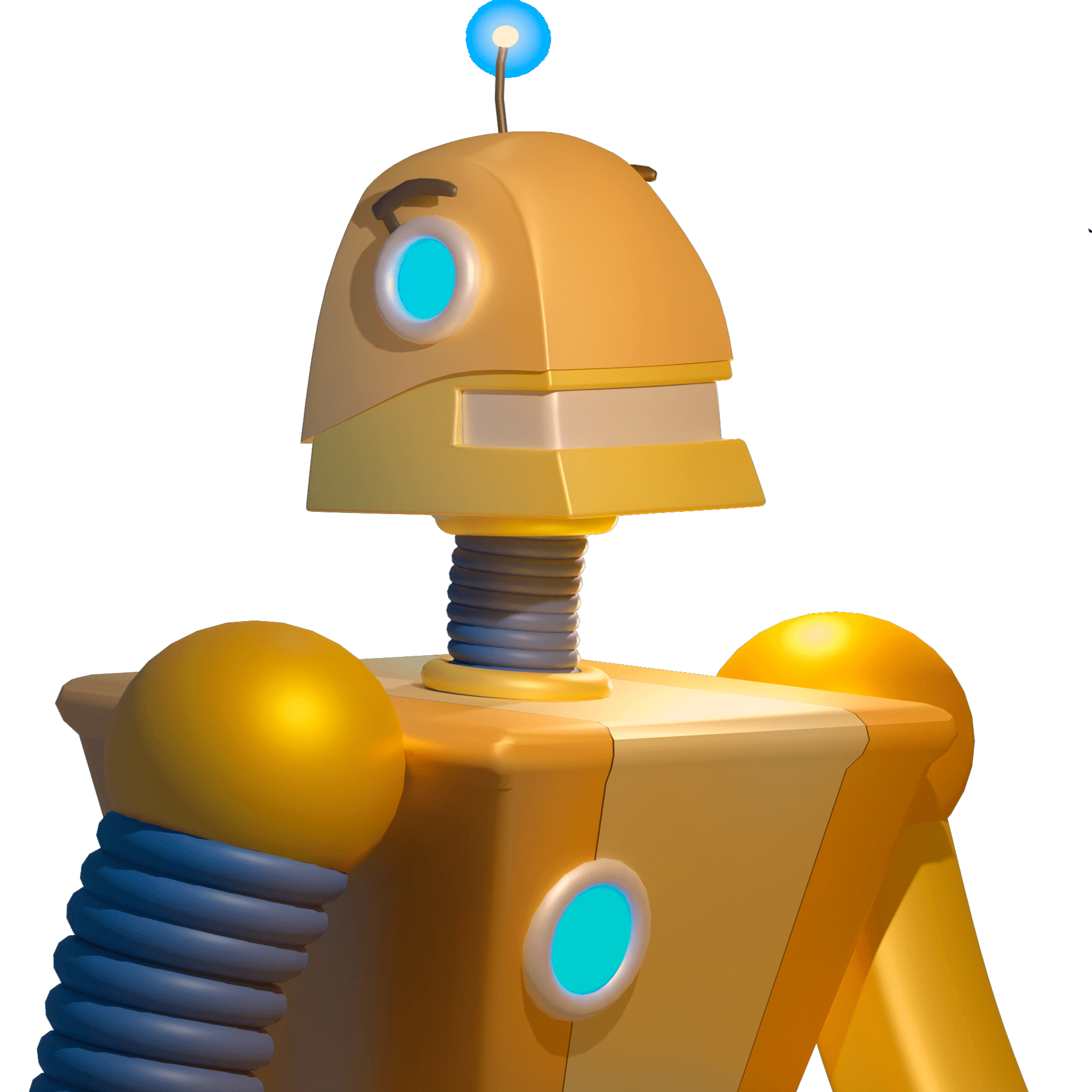 Robot amarillo