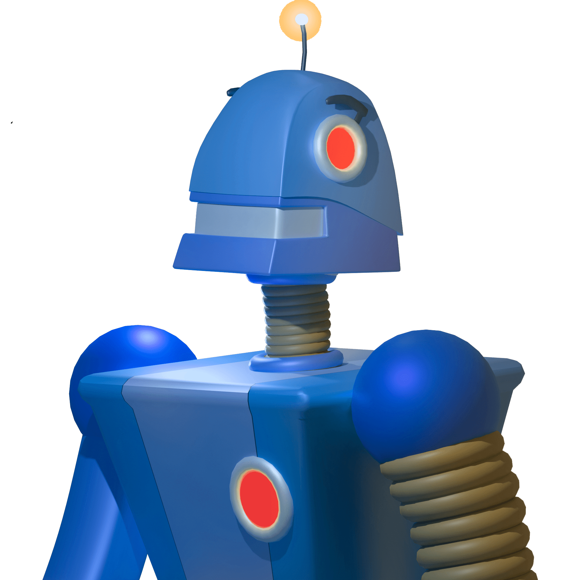 Robot azul